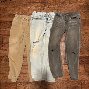 3 pairs of boys pants size 6
